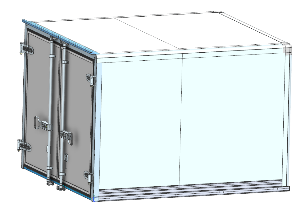 Custom Plug-in Panel Tør Truck Body